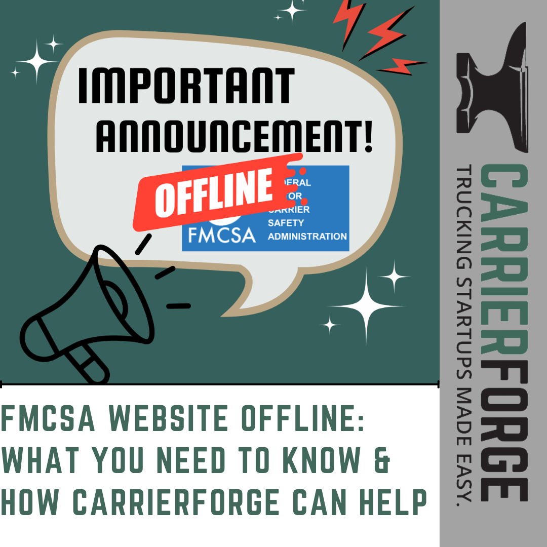 FMCSA Website Offline: What You Need to Know