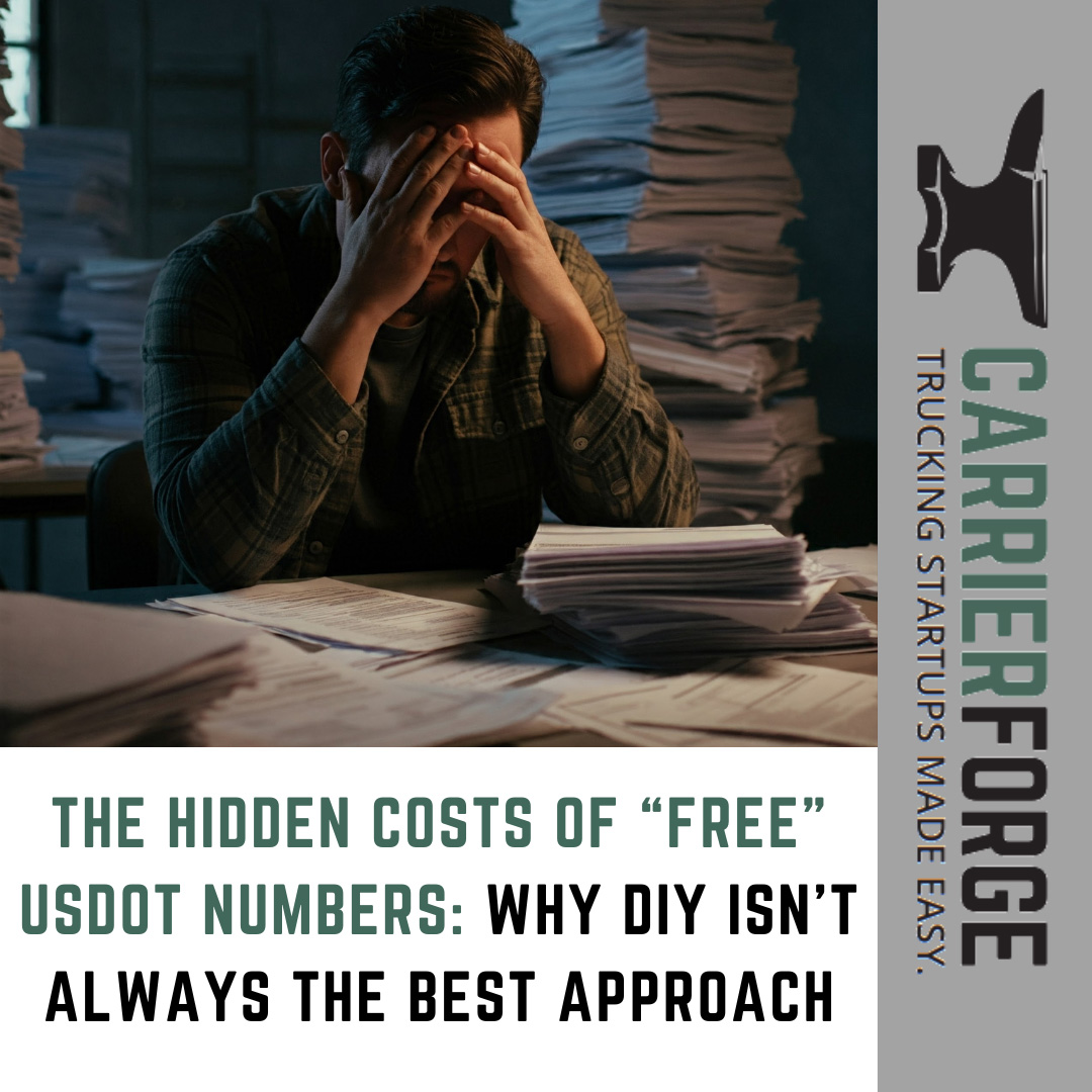 The Hidden Costs of "Free" USDOT Numbers: Why DIY Isn''t Always the Best Approach